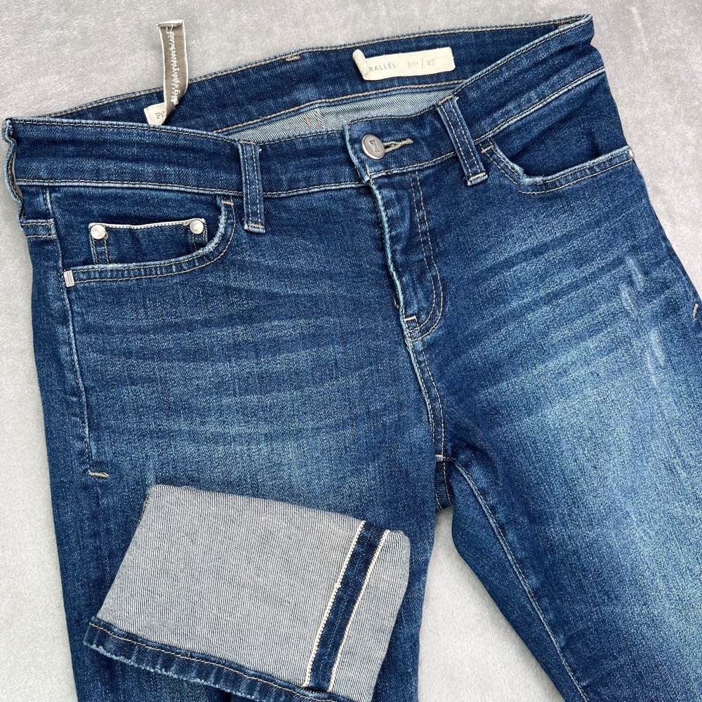 Pilcro & The‎ Letterpress Jeans 27 Blue Selvedge Parallel Straight Anthropologie
